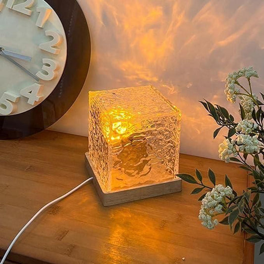 Rotating Night Light Aura Lamp