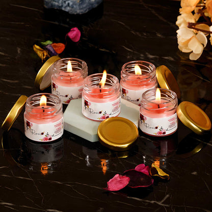 Scented Minijar Candle Set of 5