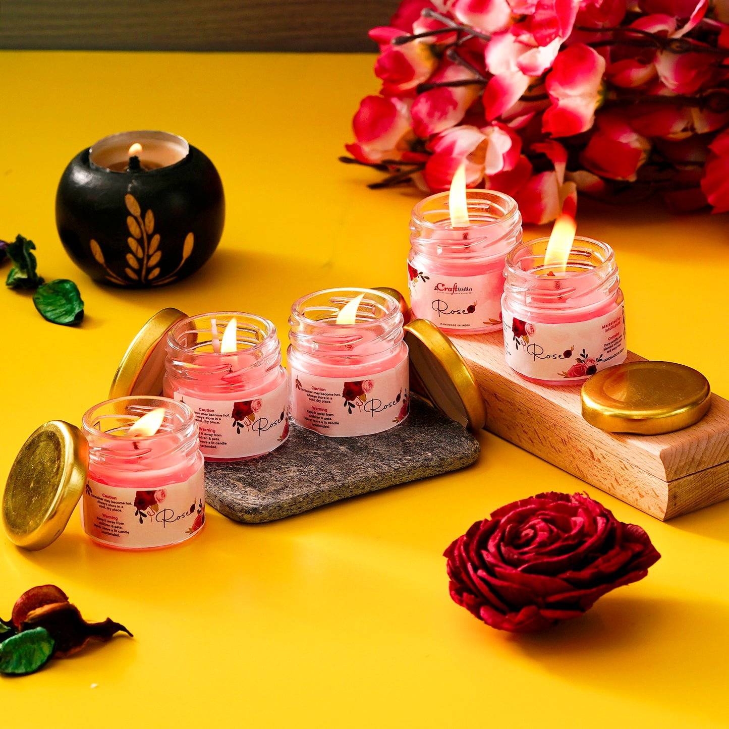 Scented Minijar Candle Set of 5